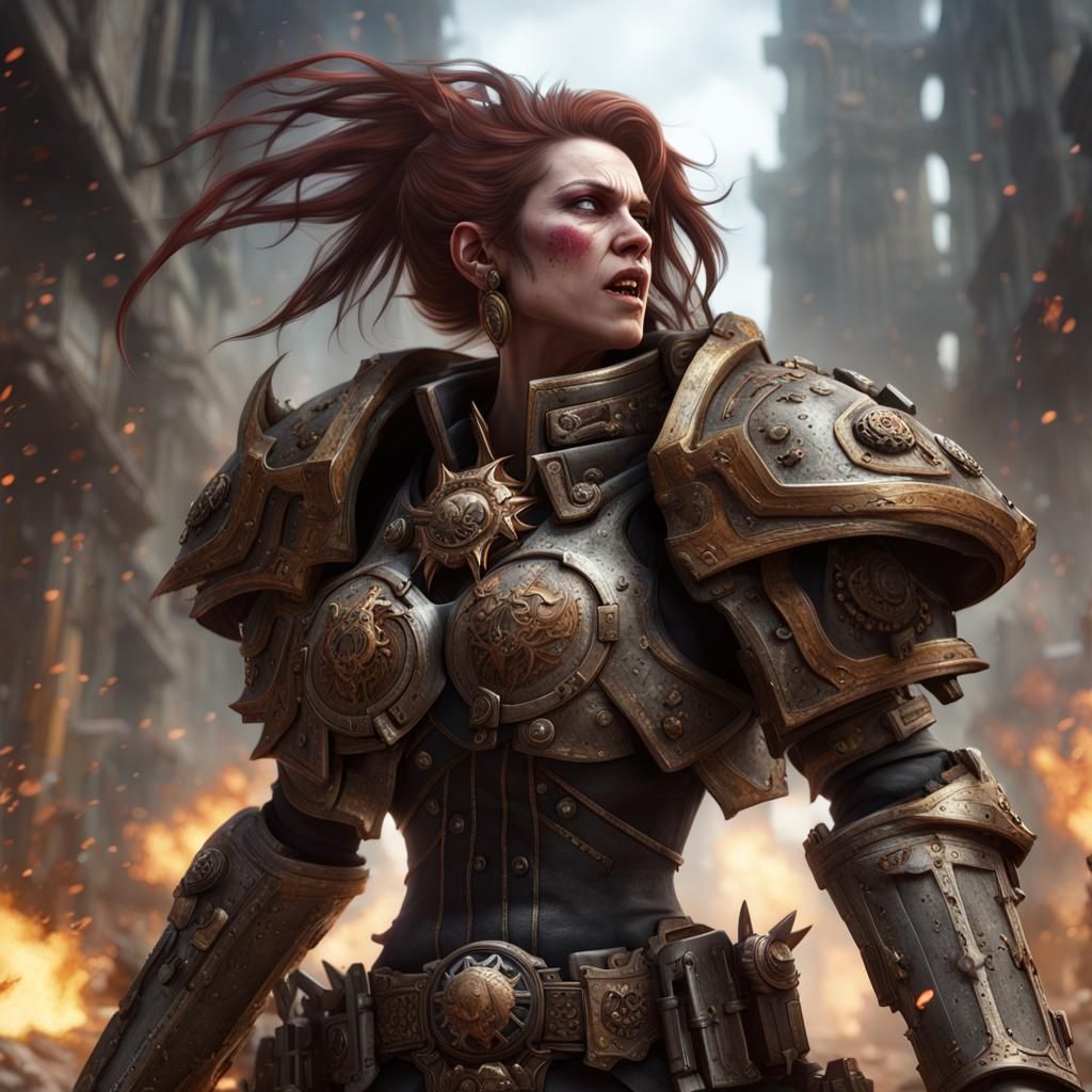 Warhammer 40k Psyker Commands in Chaotic Landscape
