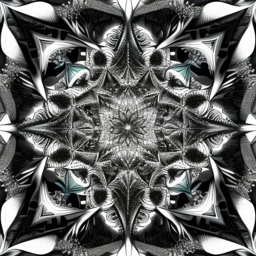 Endless Fractal Pictures in Abstract Vector Style