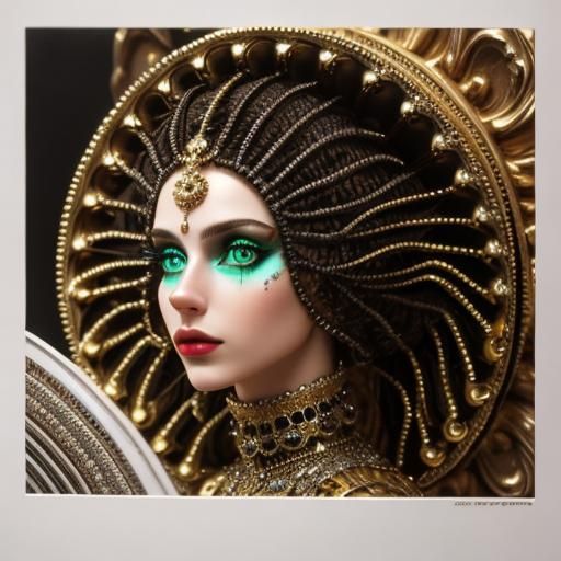 Detailed Maximalist Composition in Photorealistic 3D