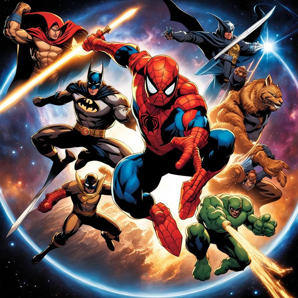 Epic Space Battle of Legendary Fiction Heroes