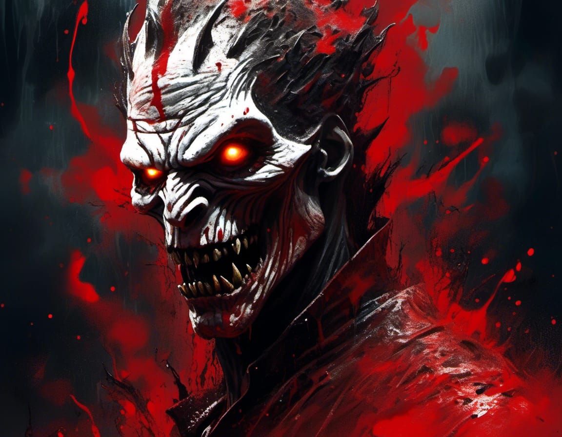 Terrifying Scarecrow in Rain of Blood