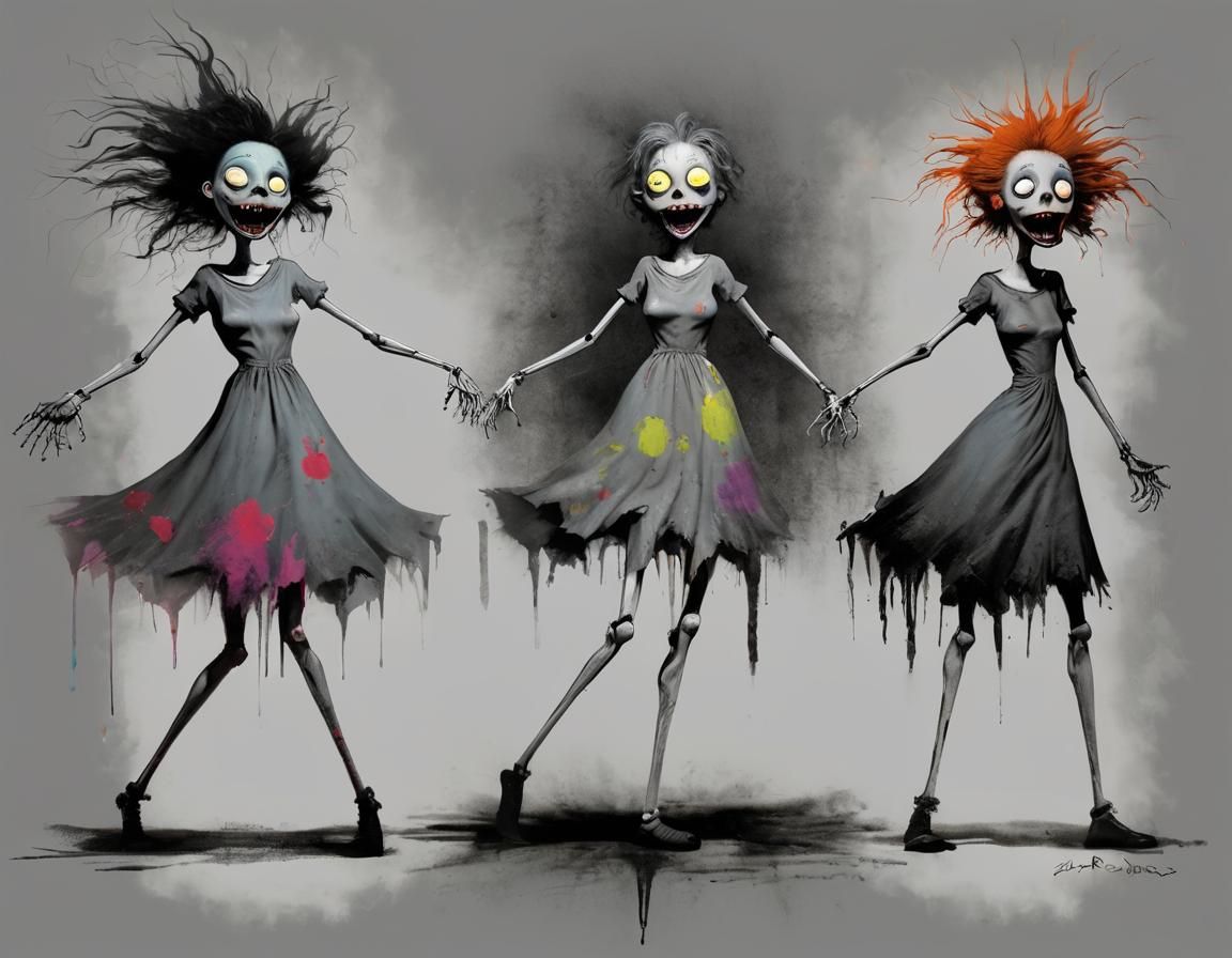 X-Ray Image: Happy and Spooky Moods