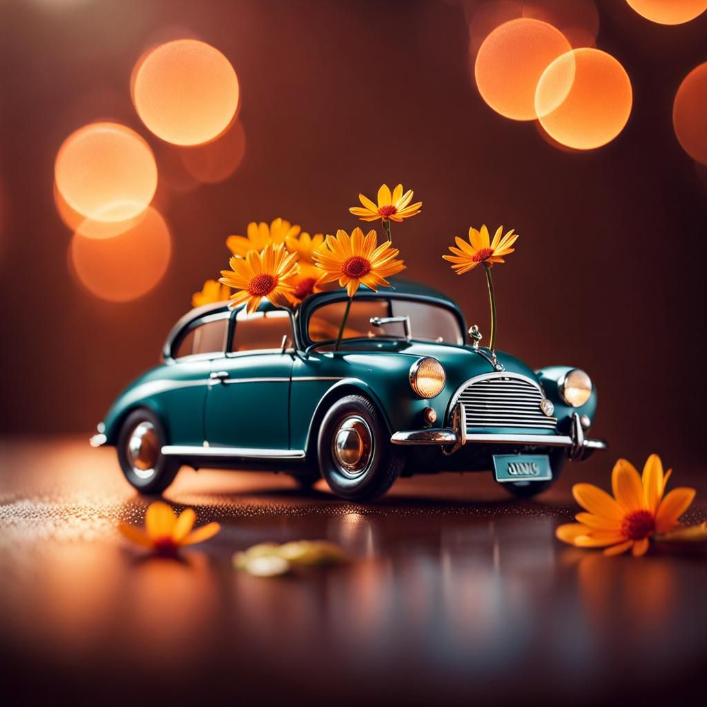 Striking Portrait Blending Photography and Sculpture