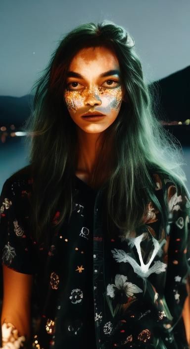 Peaceful Halloween Night Scene