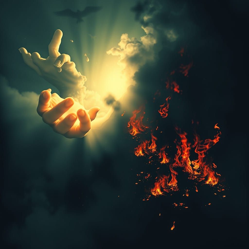 Ethereal Landscape in a Dark, Muted Aesthetic