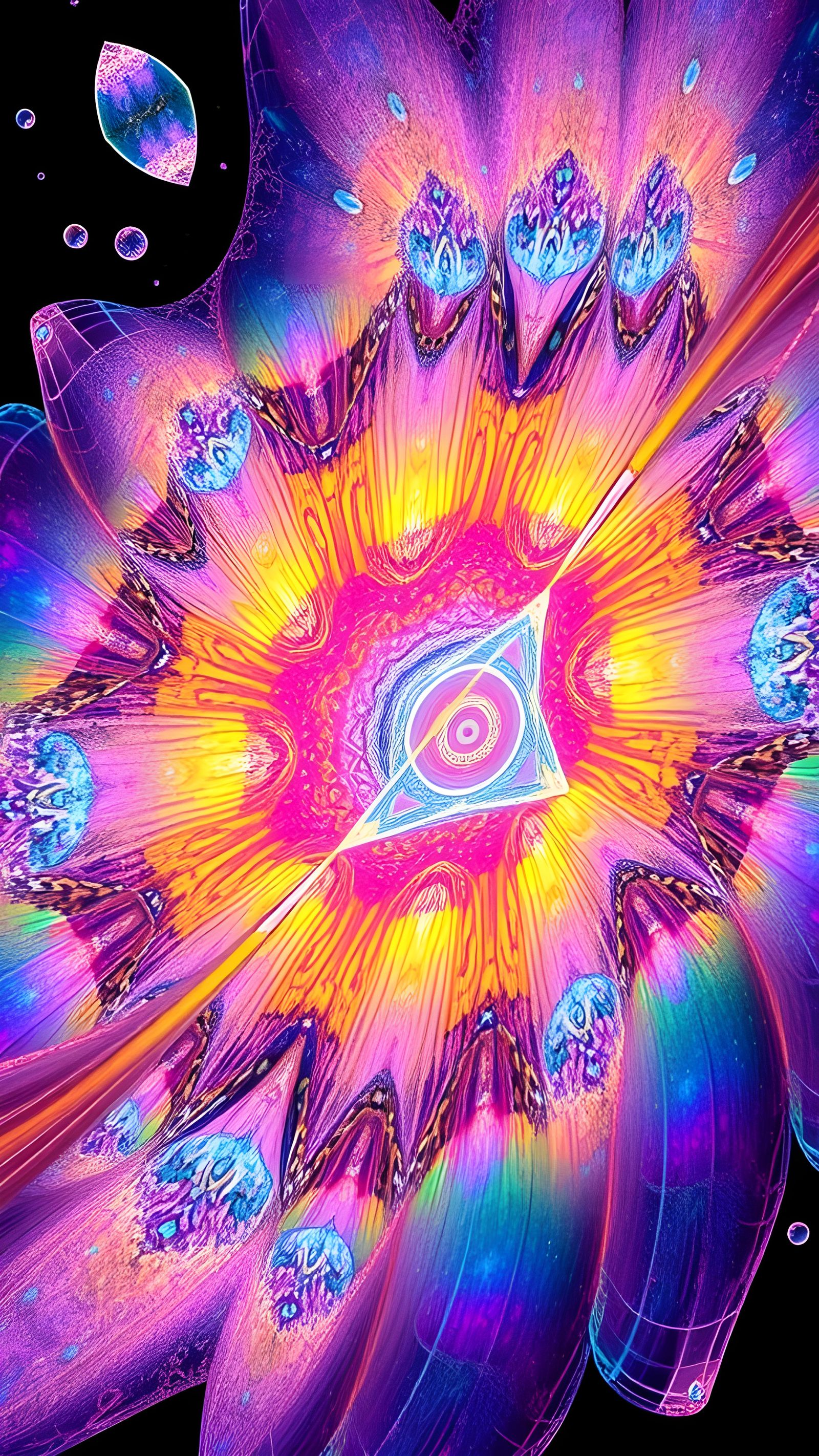 Fractal Supernova: Hyperdimensional Neon Kaleidoscope