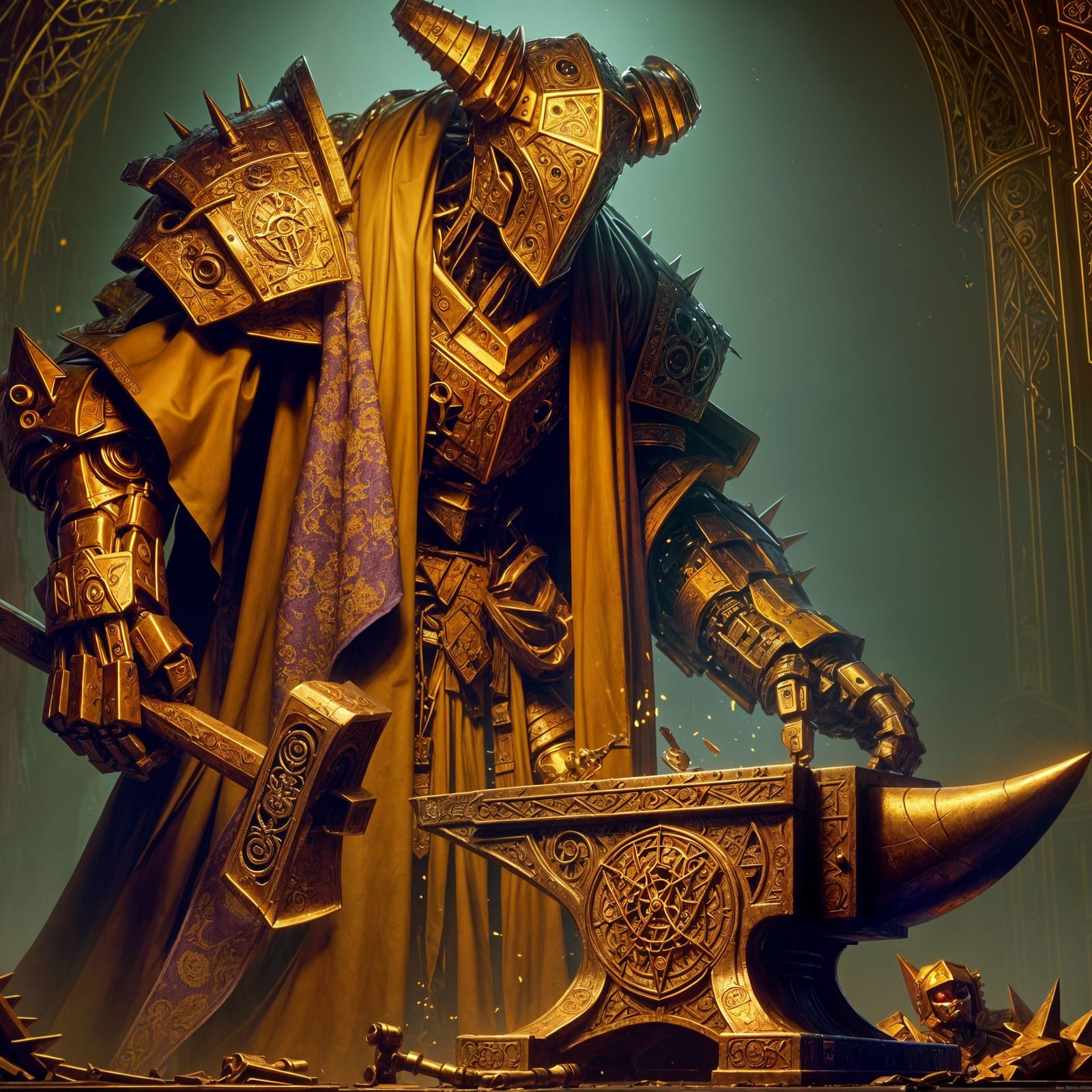 WR3NCH the warforged cleric.