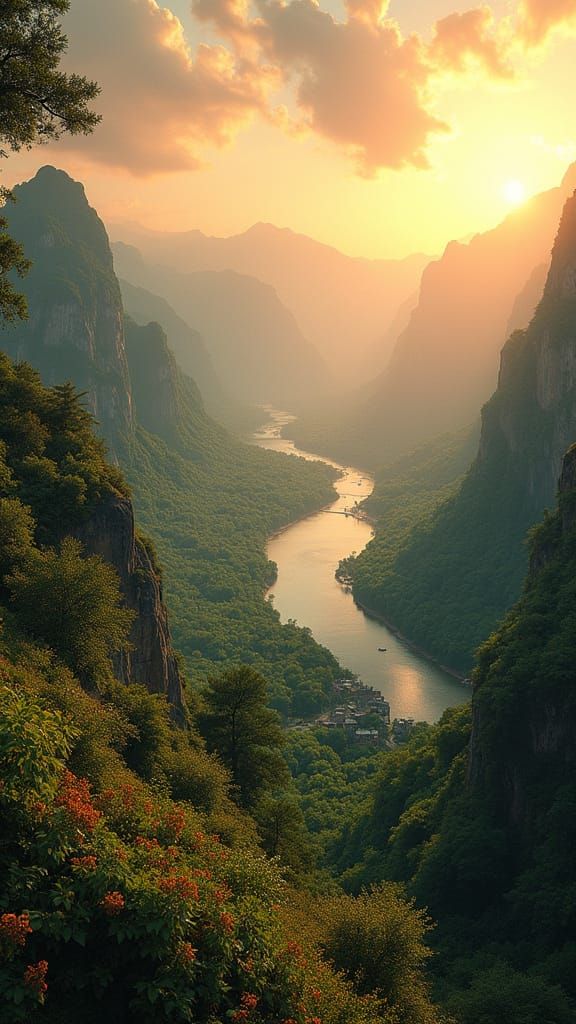 Breathtaking Earthly Landscape in Ultra-High Definition