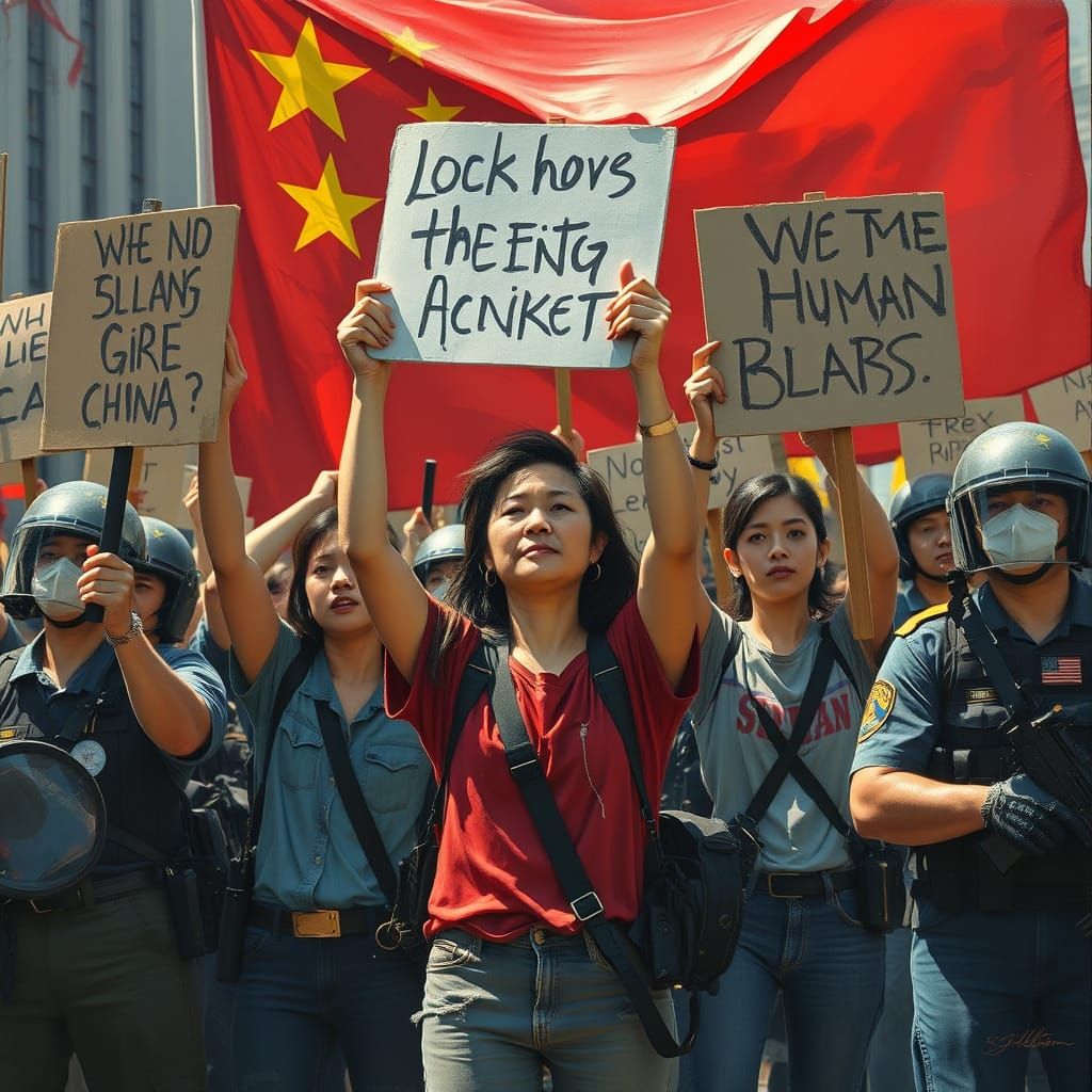 Freedom Fighters Stand Tall Against Chinese Authority