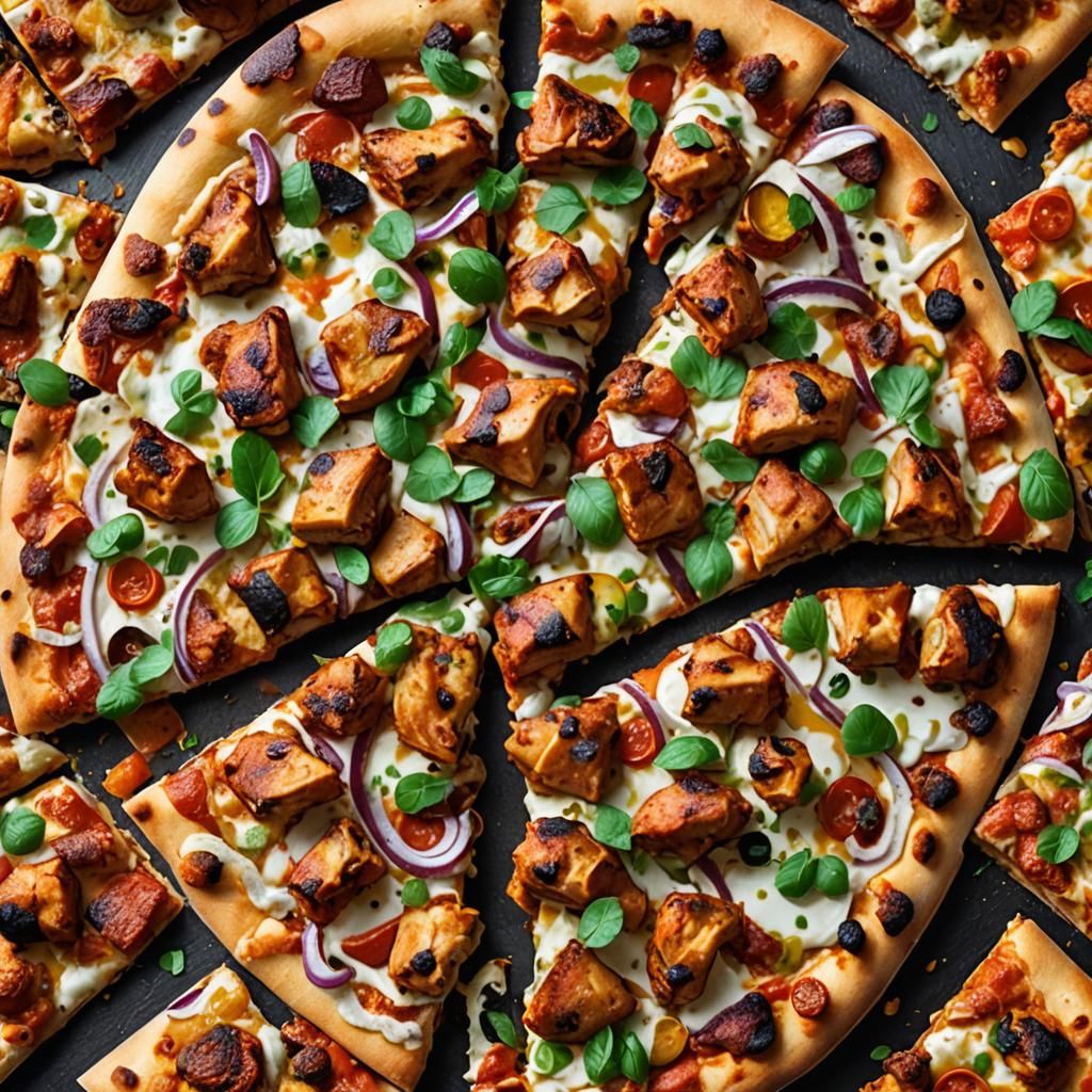 Tandoori Chicken Pizza: Professional Photography