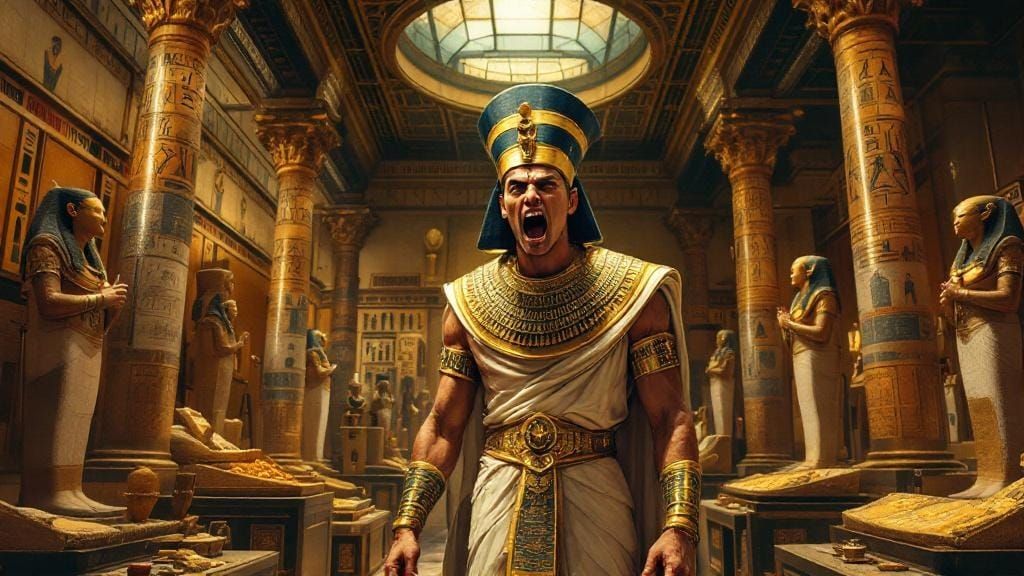 Pharaoh's Fury: An Egyptian Scene in Academic Art