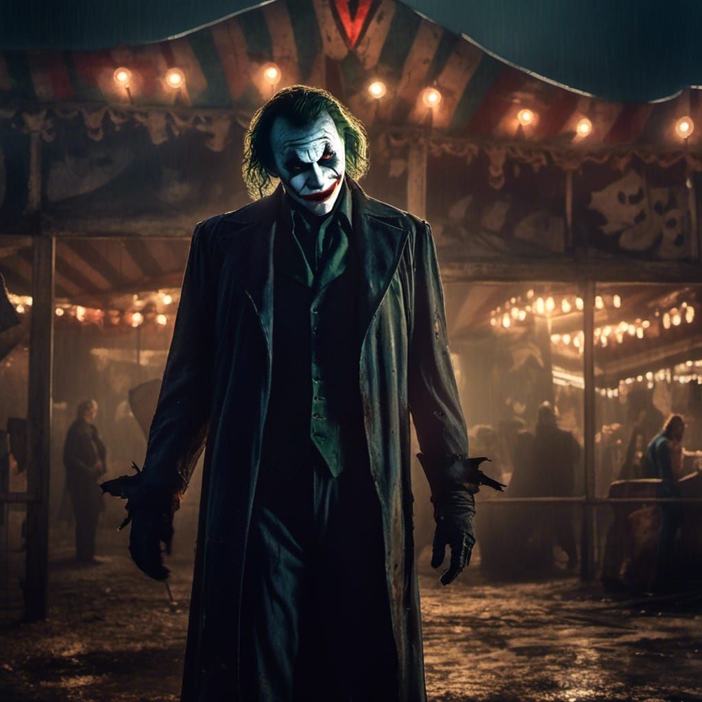 The Joker as Michael Myers in Dark Carnival