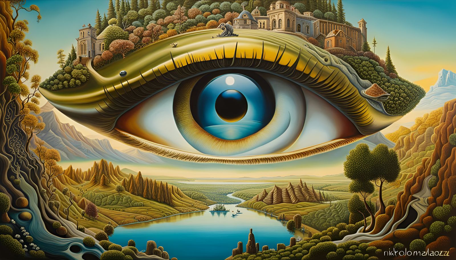 “Surrealism in the eye of Salvador Dali AImagined by Nikolozi Meladze (2)