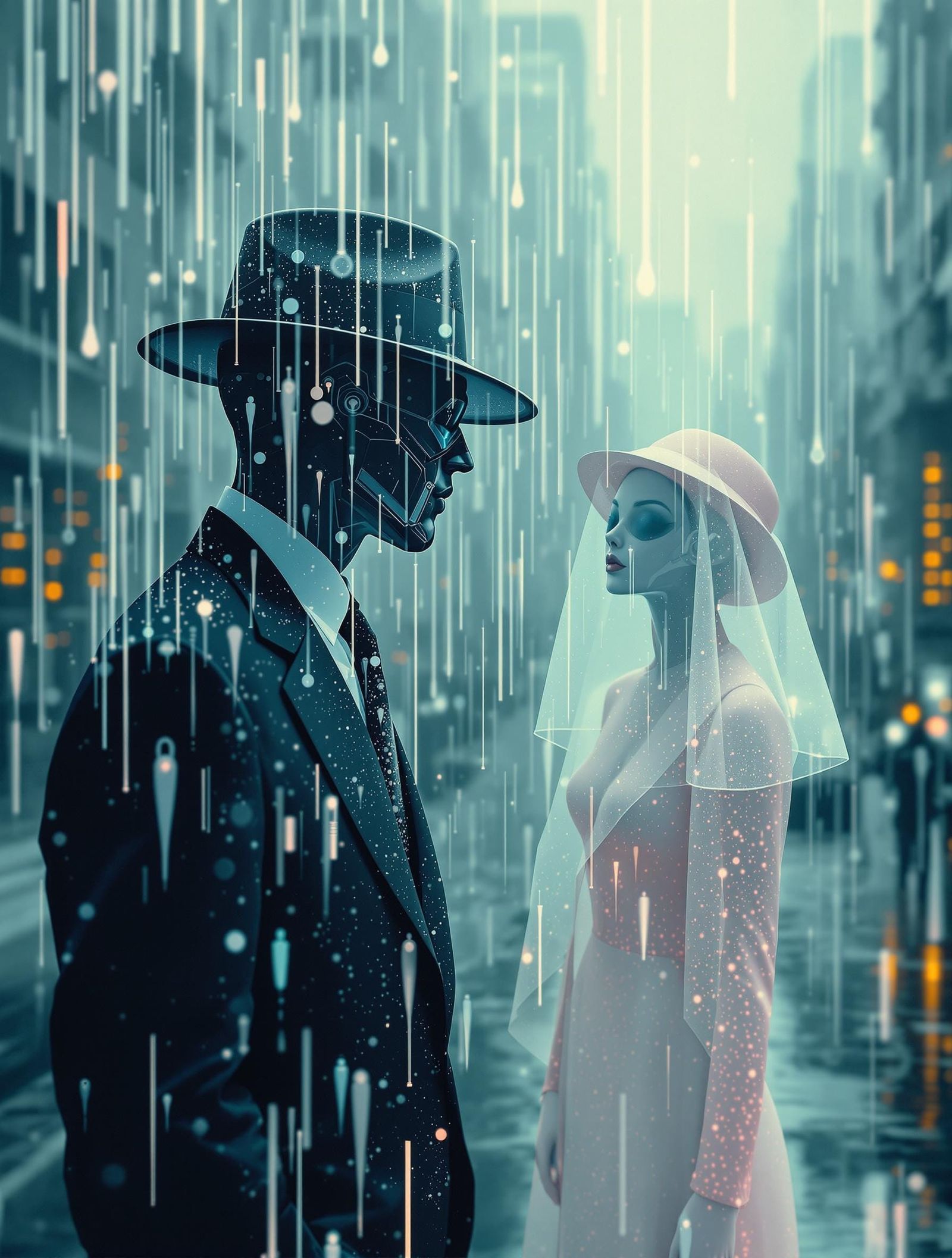 Sci-Deco Placid Rain Steam-Fi Scrapbooking with Tiny Wind-Up...