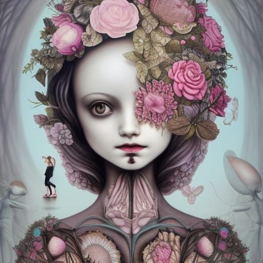 Botanical Globe: Surreal 3D Museum Masterpiece