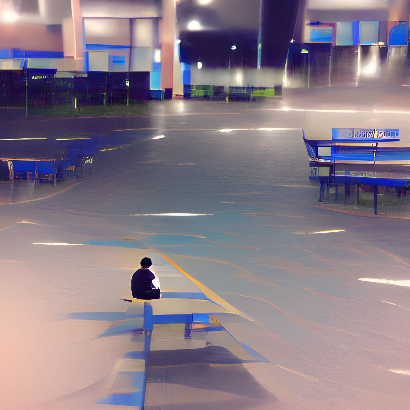 AI Generated Image of Solitude