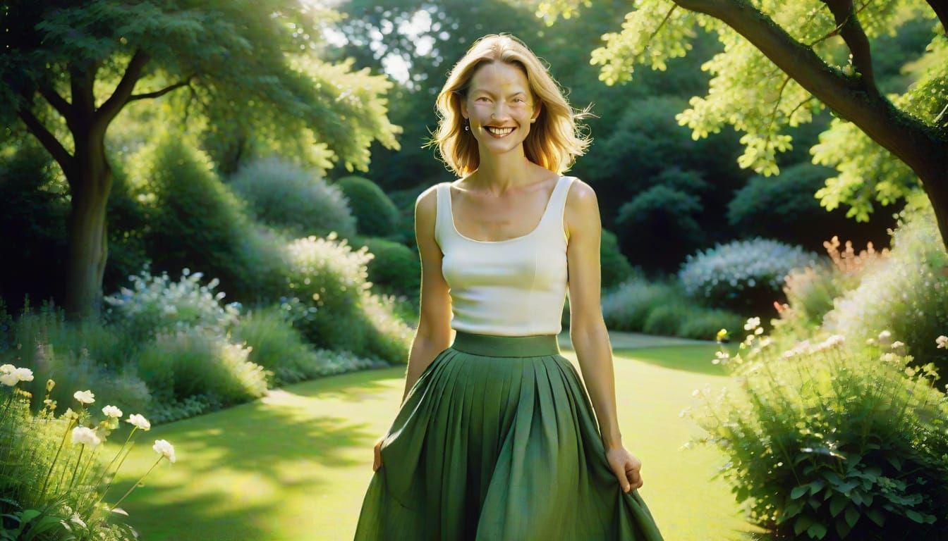 Timeless English Beauty in Elegant Garden Setting