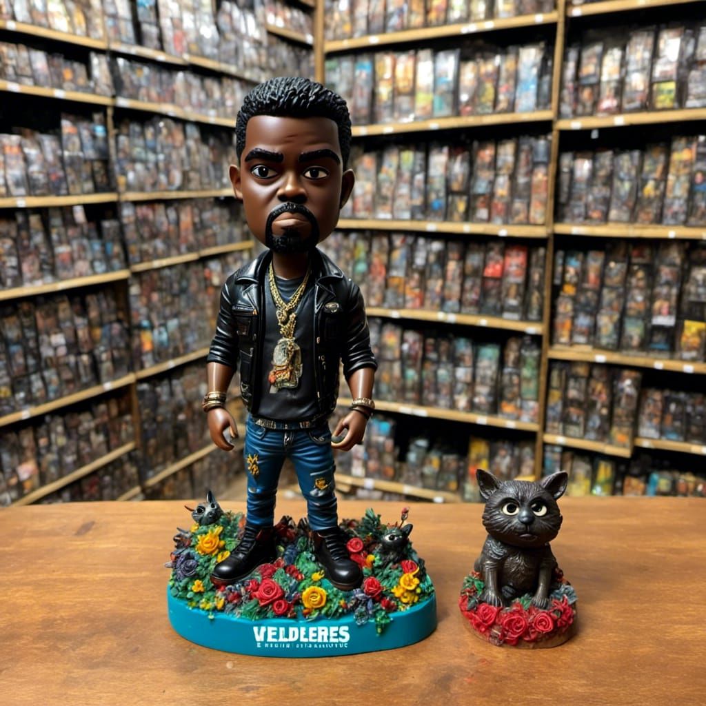 Kanye West Bobblehead in Chibi Style
