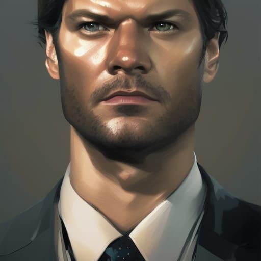 Intricate Mafia Boss Portrait in Artgerm Style