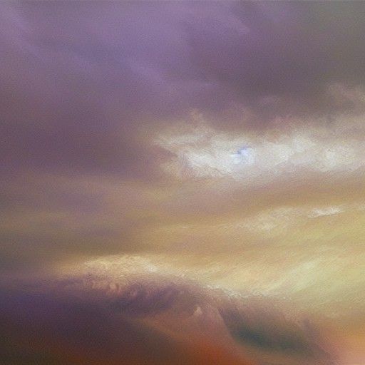 Abstract Clouded Mind Oil Painting