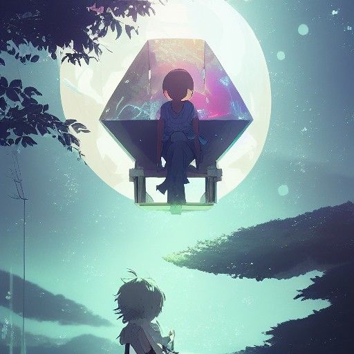 Rare Diamond in Anime Style by Studio Ghibli