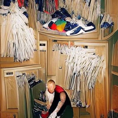 Eminem Cleans Out His Closet