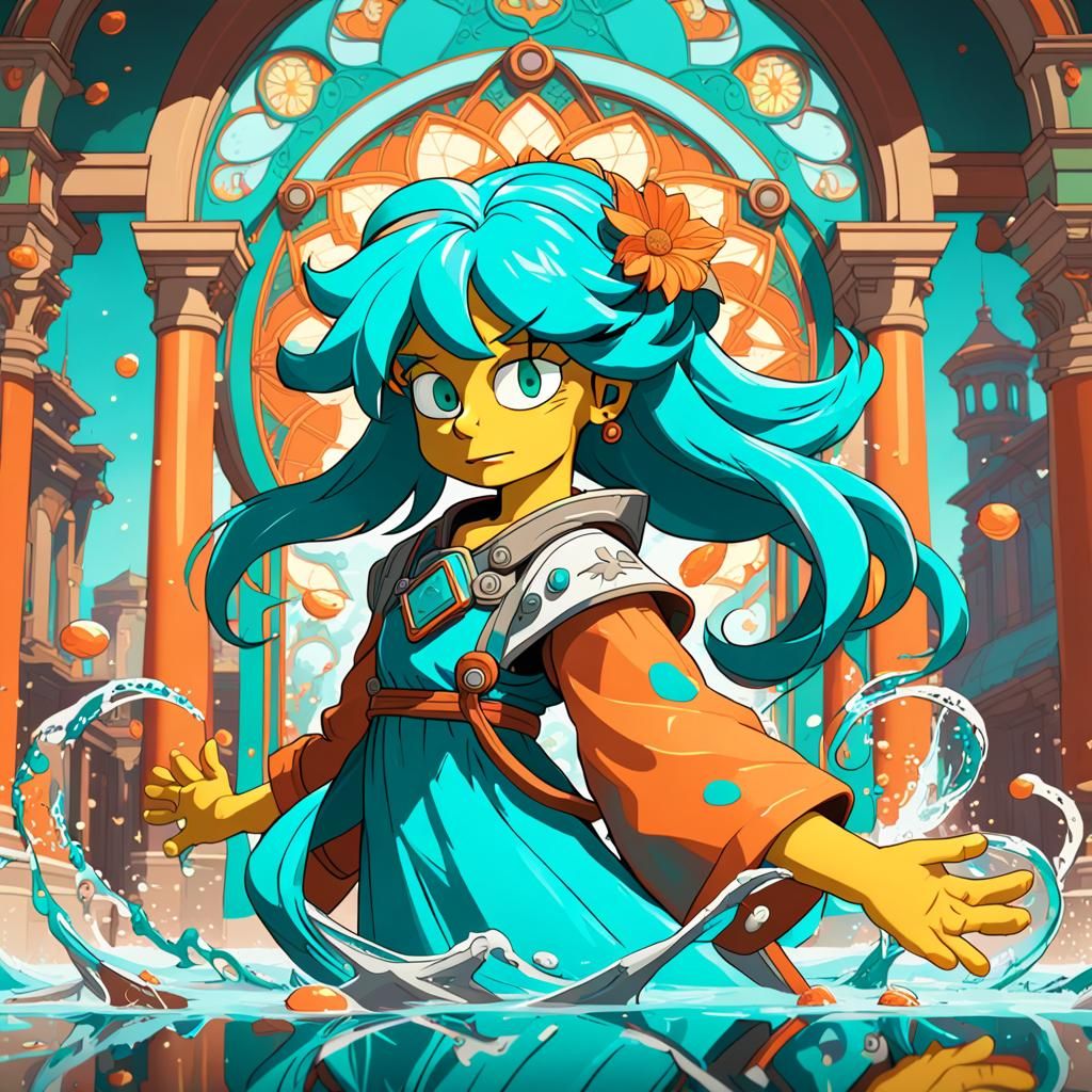 The Simpsons: Hyperdetailed Concept Art in 8k