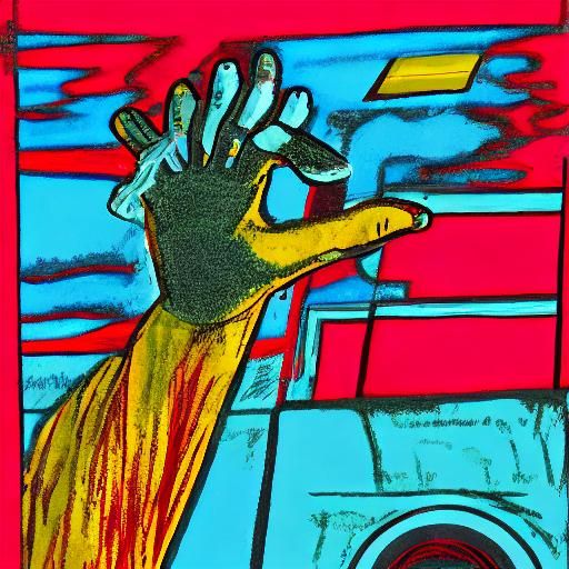 Abstract Geometric Shapes in Kodak Aerochrome Style