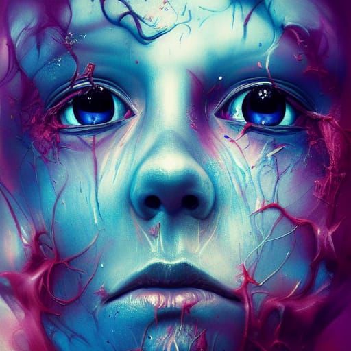 Sorrow and Death: A Digital Painting