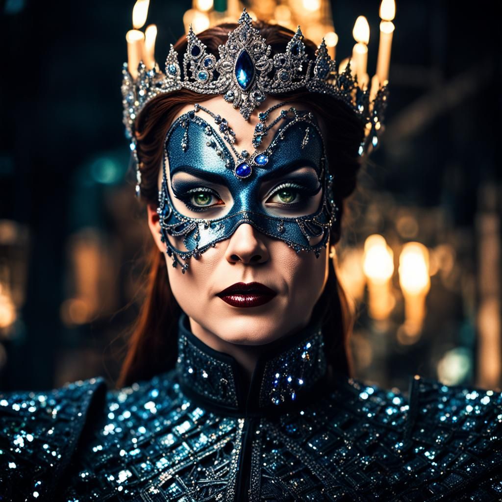 Hyperrealistic Portrait of a Beautiful Villainess