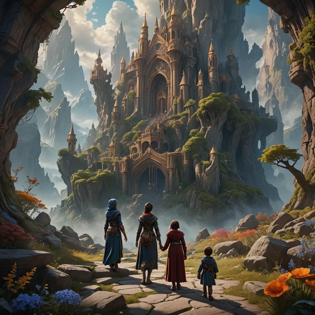 Heavenly Reunion: A Mother and Child's Afterlife Meeting