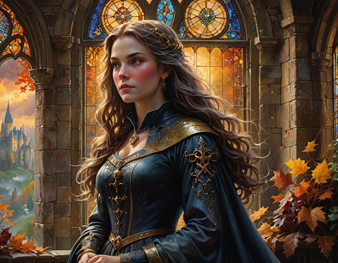 Witch in Love with Prince Charming: Ethereal Fantasy Portrai...