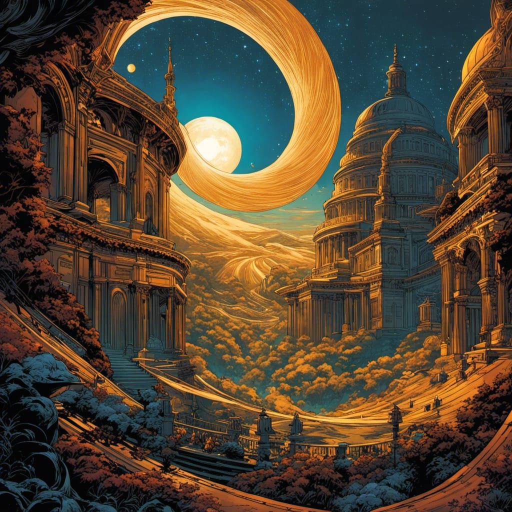 Swirling Comic Book Art by Mark Brooks and Dan Mumford