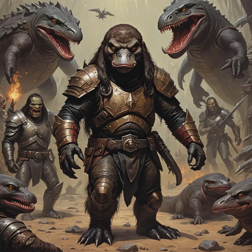 Sinister Gorn Klingon Platypus Devaronian Hybrid