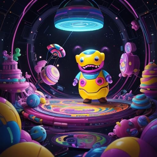 Candy Art Sci-Fi Scene: I Have No Mouth