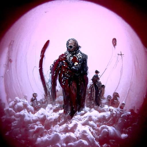 Candyman Horror in Gustave Doré Style