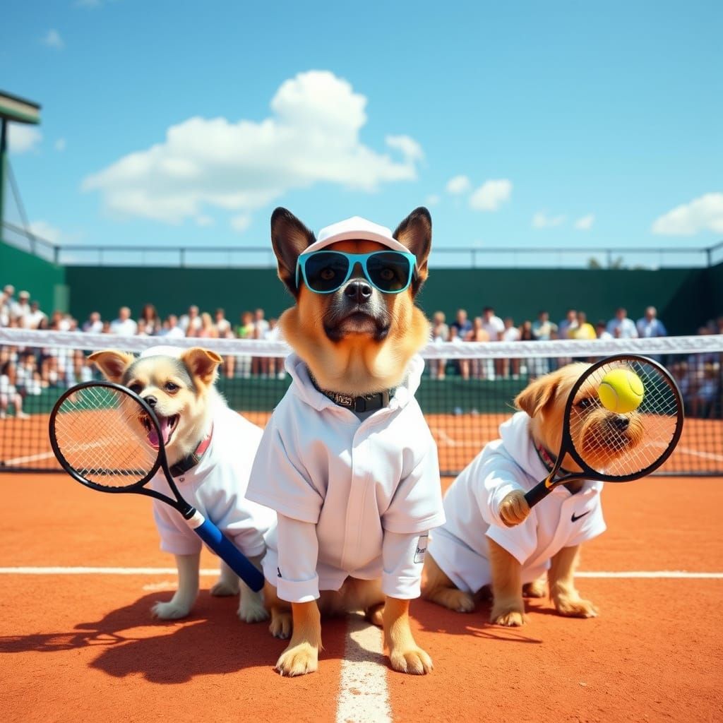 Animal Athletes Compete in Wombledon Finals