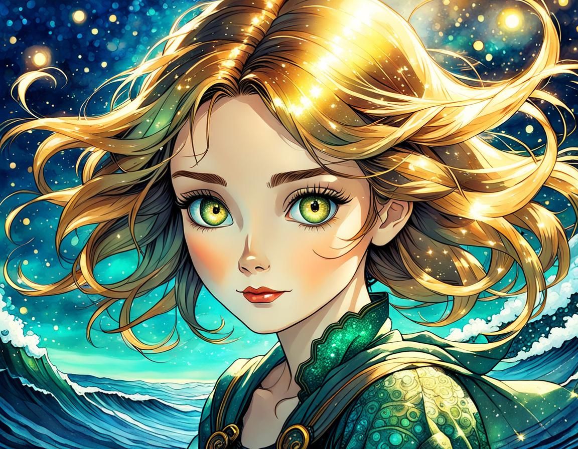 Portrait by the sea