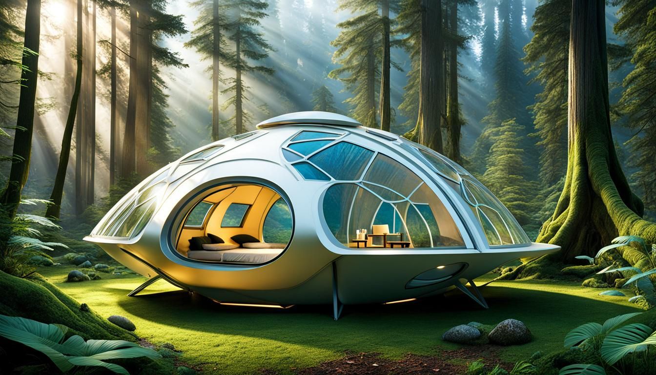 Futuristic Living Plant Camping Tent