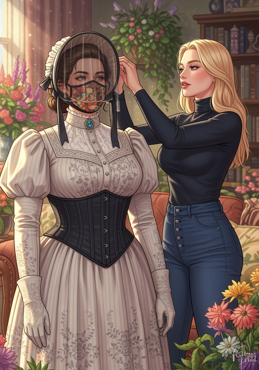 Victorian Fashion with a Modern Twist, Impressionistic Style