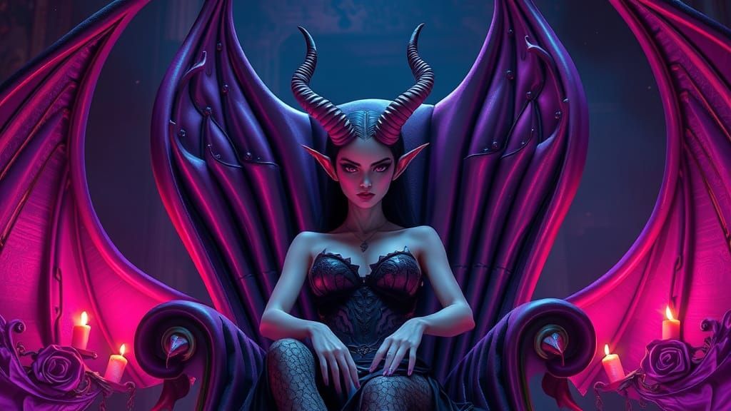 Devil in Striped Chair: A Dark Fairytale