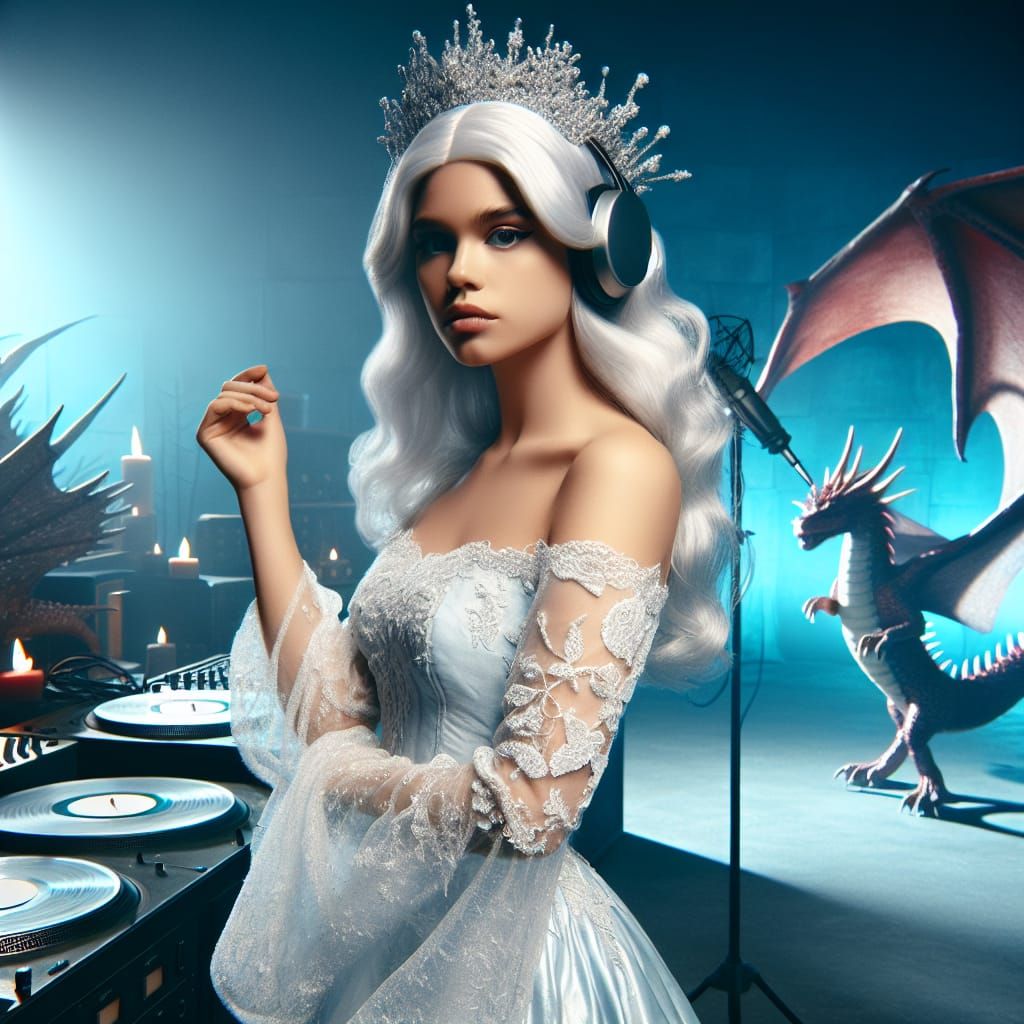 Sovereign of Dragons: Fantasy Queen Album Art