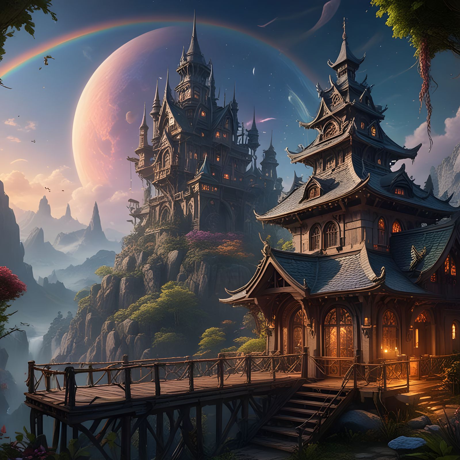 Surreal Dreamscapes in Hyper-Realistic Style