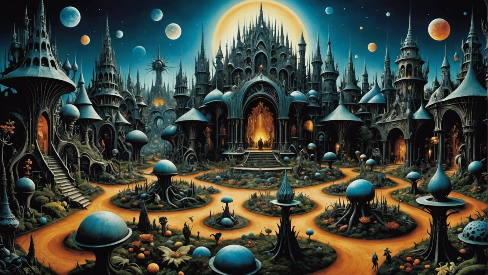 Psychedelic Garden of Unearthly Delights