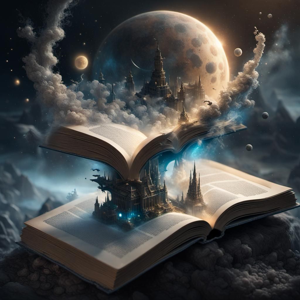 Miniature Sci-Fi World Emerges from Book