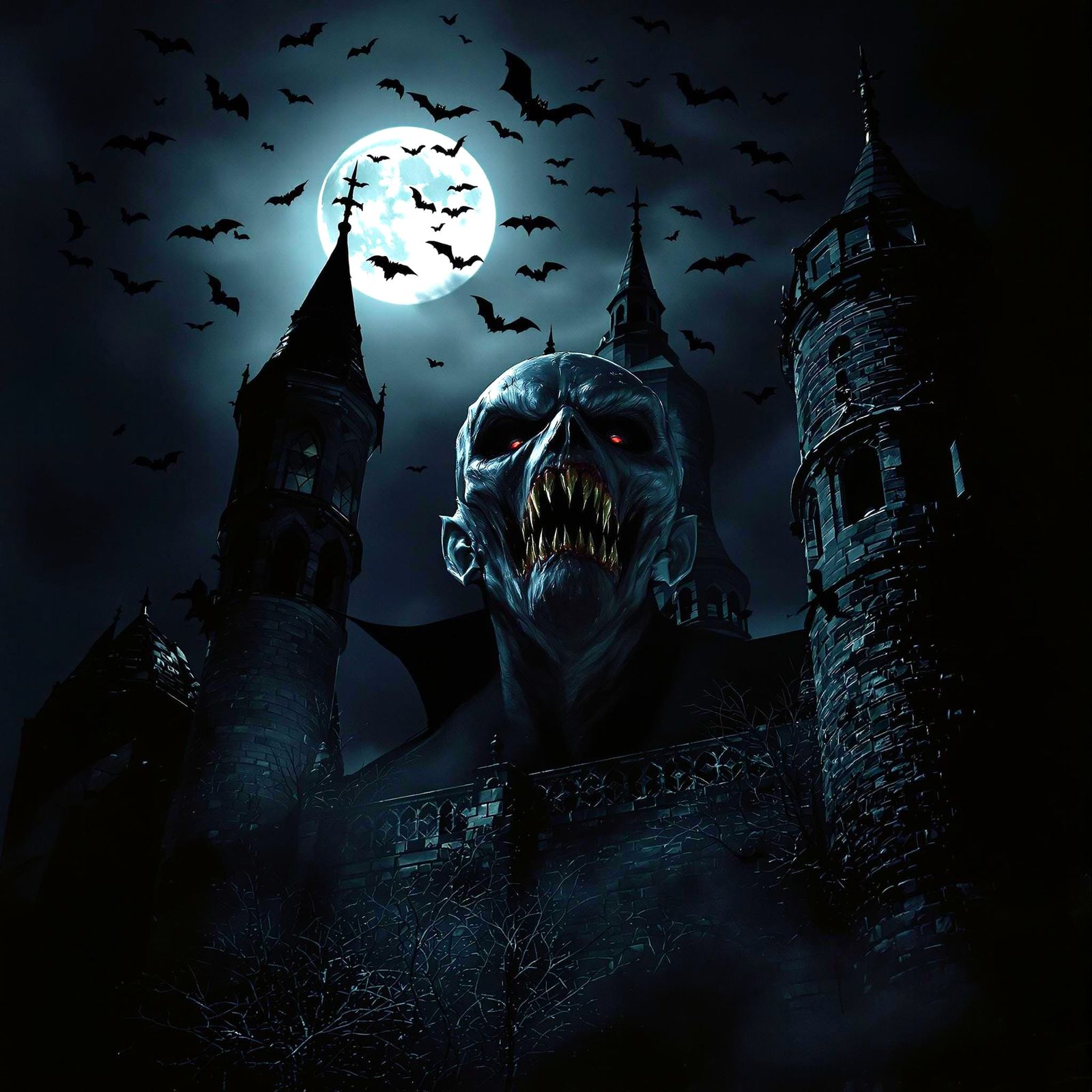 Nosferatu in Cinematic German Castle Setting