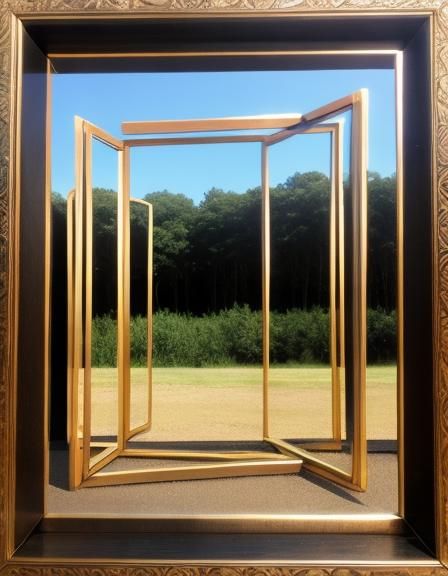 Minimalist Frame Generated by AI