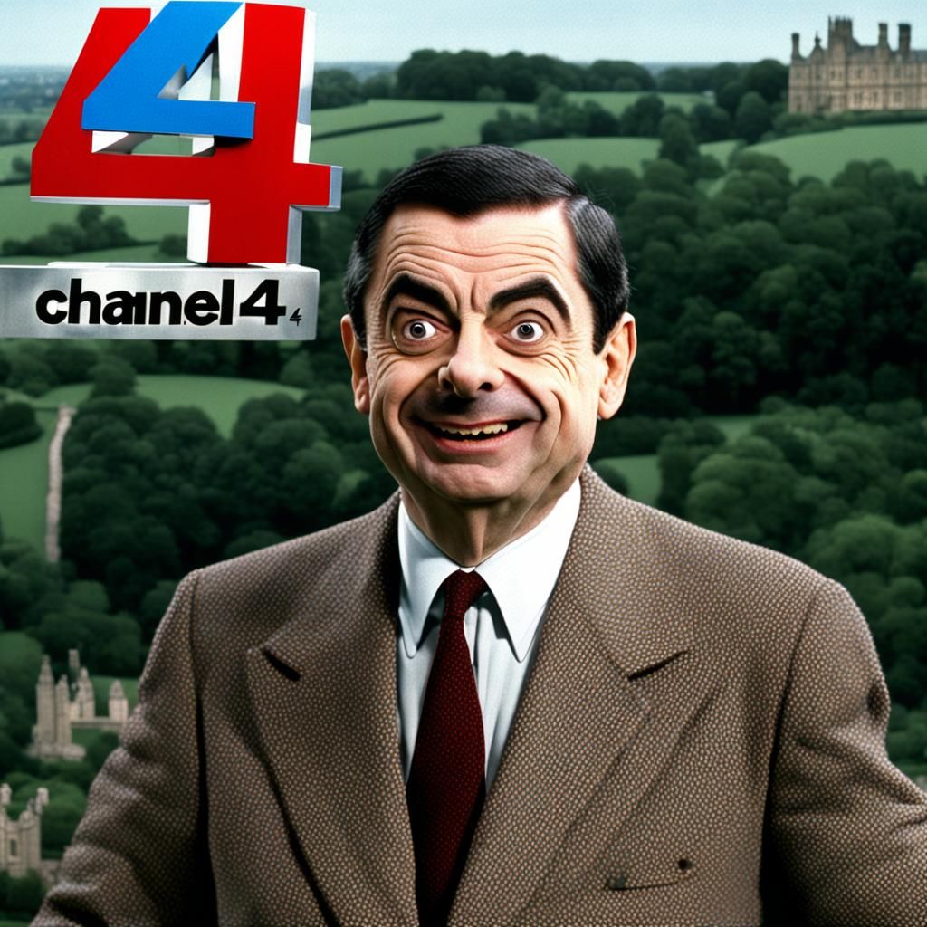 Mr. Bean in Vintage Channel 4 Advertisement