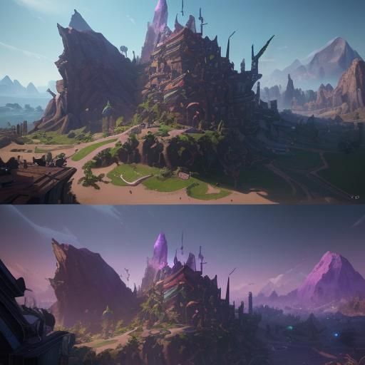 Fortnite Skins Game: Detailed Matte Painting