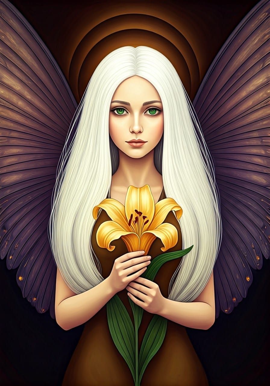 Fairy of the Subconscious with Lily Flower